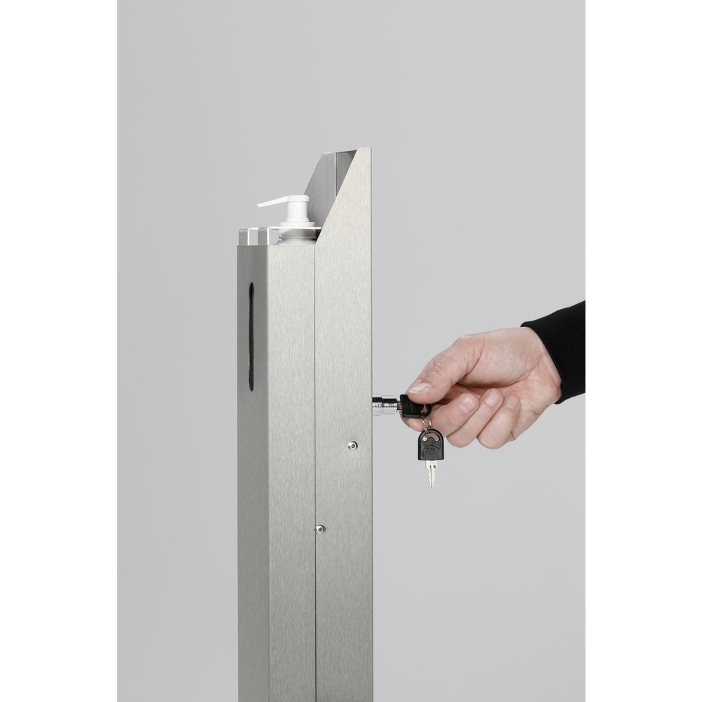 Immagine del prodotto n. 3: VAR® Dispenser di disinfettante per le mani HDS 106, montaggio a pavimento, acciaio inox