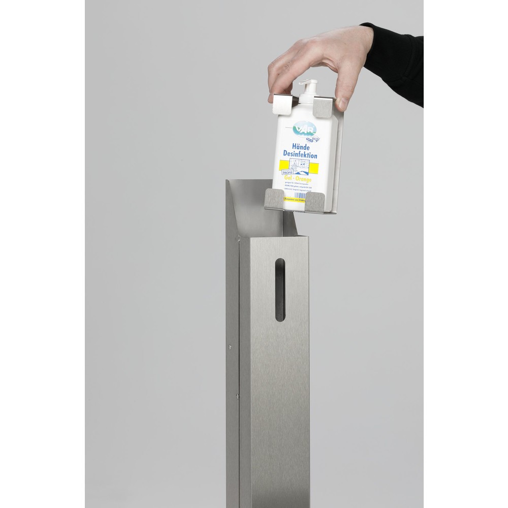 Immagine del prodotto n. 2: VAR® Dispenser di disinfettante per le mani HDS 106, montaggio a pavimento, acciaio inox