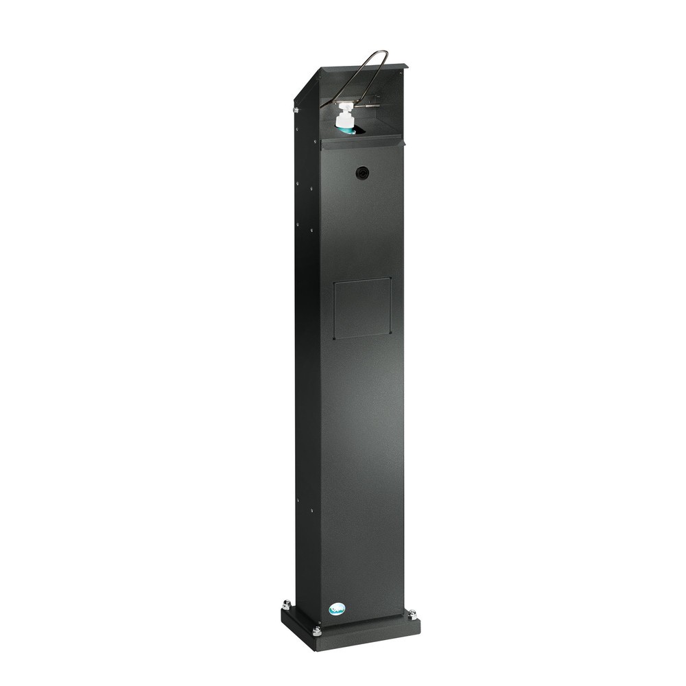 Immagine del prodotto n. 1: Dispenser di disinfettante per le mani VAR® HDS 115, montaggio a pavimento, argento anticato