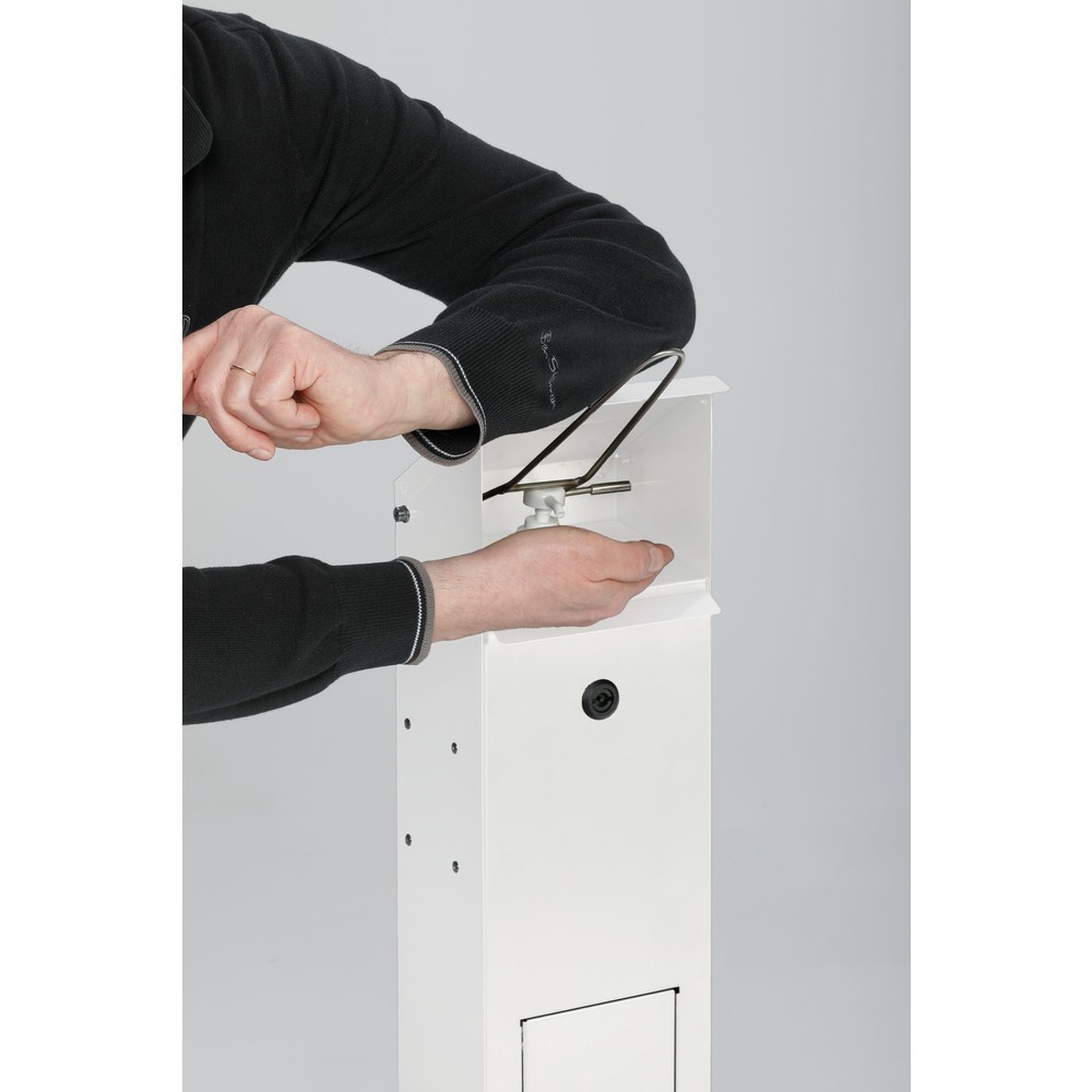 Immagine del prodotto n. 2: VAR® Dispenser di disinfettante per le mani HDS 115, montaggio a pavimento, bianco
