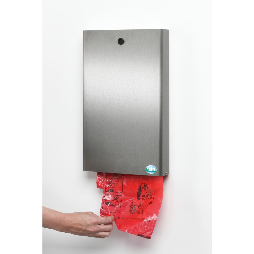 Immagine del prodotto n. 2: Dispenser di sacchetti per escrementi di cane VAR® DS 2, acciaio inox