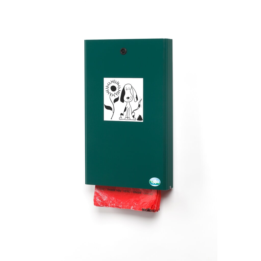 Immagine del prodotto: Dispenser di sacchetti per escrementi di cane VAR® DS 2, verde muschio