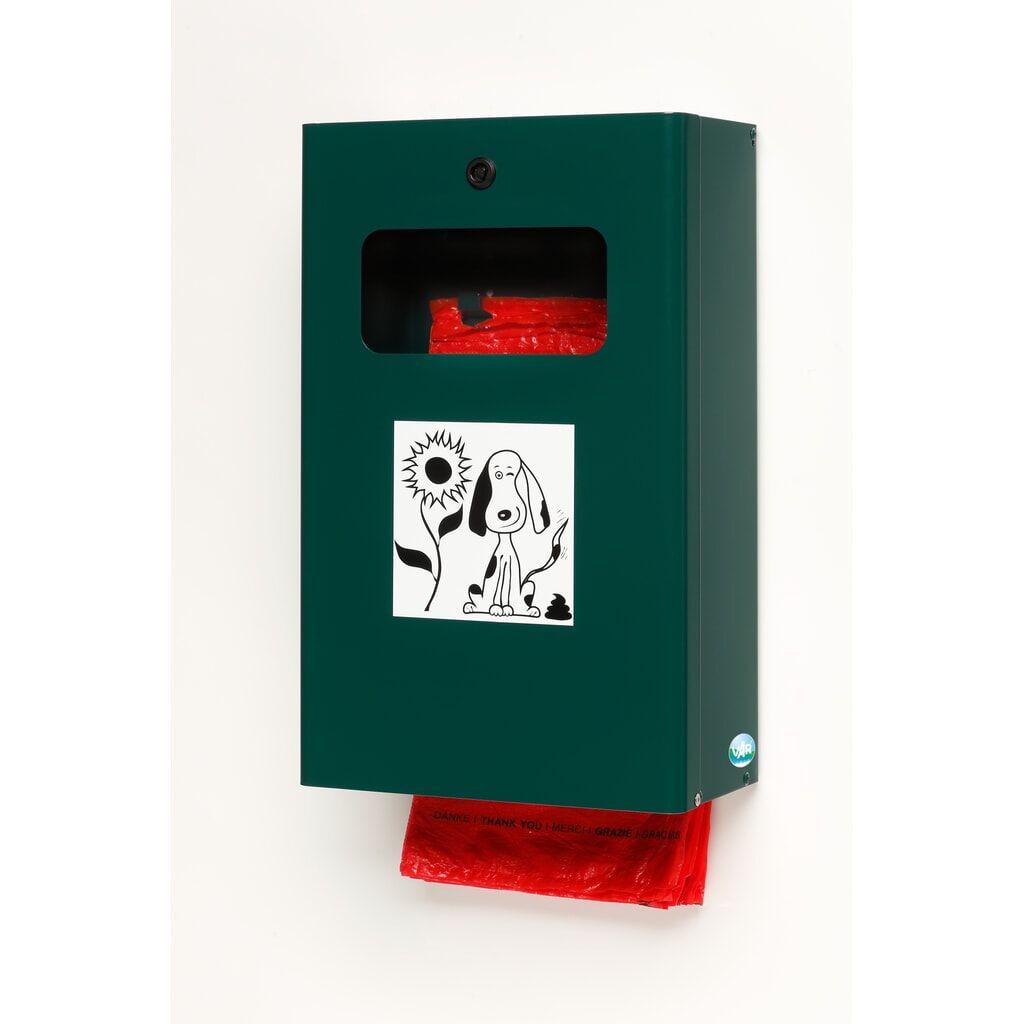 Immagine del prodotto: Dispenser di sacchetti per escrementi canini VAR® DS 6, verde muschio