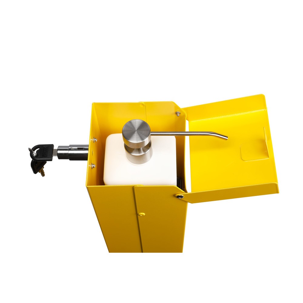 Immagine del prodotto n. 2: VAR ® Dispenser per disinfezione manuale HDS 85, montaggio a pavimento, con dispenser e pedale, rosso