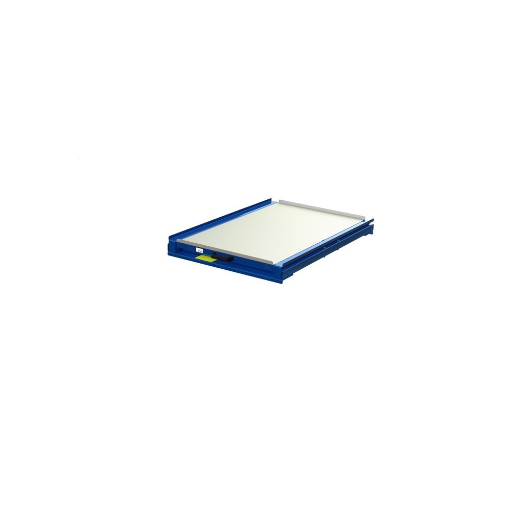 Immagine del prodotto n. 1: Dispositivo di estrazione dei pallet con ripiano in acciaio, portata 200 kg, profondità di estrazione del 100 %