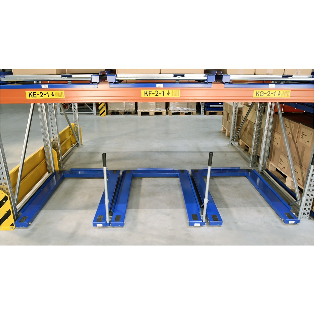 Immagine del prodotto n. 3: Dispositivo di estrazione dei pallet, modello a pavimento, portata 1.000 kg, profondità di estrazione 85%, con maniglia standard da 700 mm
