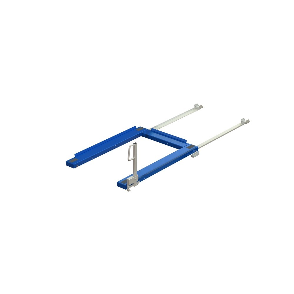 Immagine del prodotto n. 1: Dispositivo di estrazione dei pallet, modello a pavimento, portata 1.000 kg, profondità di estrazione 85%, con maniglia Easy Action da 500 mm