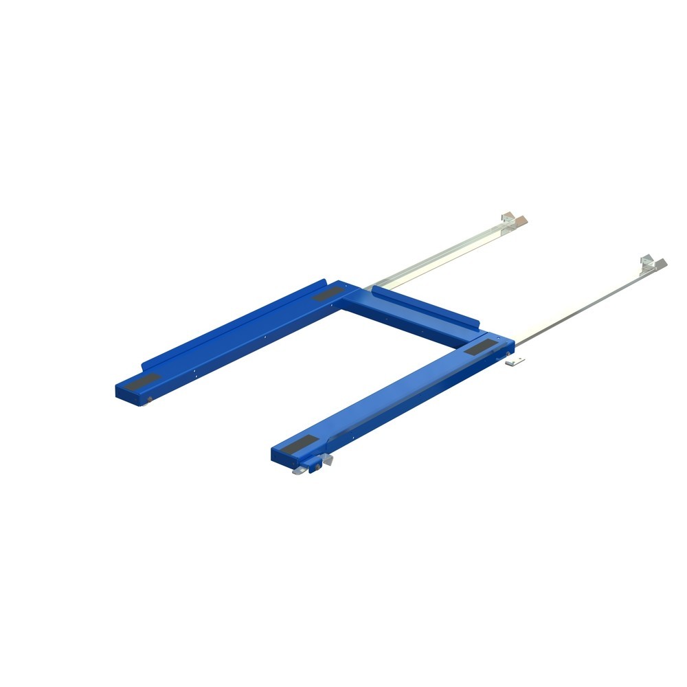 Immagine del prodotto n. 1: Dispositivo di estrazione dei pallet, modello a pavimento, portata 1.000 kg, profondità di estrazione 85%, con chiusura a pedale