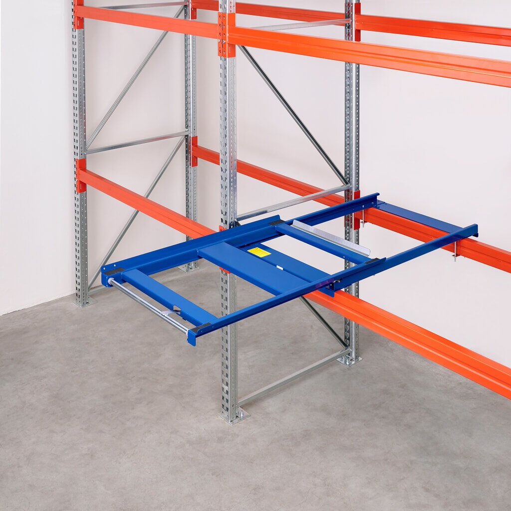 Dispositivo di estrazione pallet, modello ad appoggio, LxP 860 x 1.200 mm, portata 600 kg Immagine del prodotto n. 3: Dispositivo di estrazione pallet, modello ad appoggio, LxP 860 x 1.200 mm, portata 600 kg