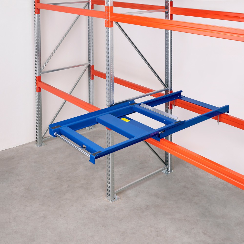 Immagine del prodotto n. 2: Dispositivo di estrazione pallet, modello ad appoggio, LxP 860 x 1.200 mm, portata 800 kg