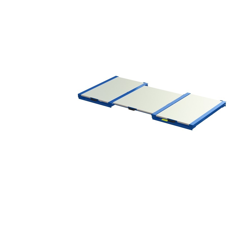 Immagine del prodotto n. 2: Dispositivo di estrazione dei pallet XL, portata 400 kg, profondità di estrazione 100 %, LxP 2.600 x 1.200 mm, con ripiano in acciaio