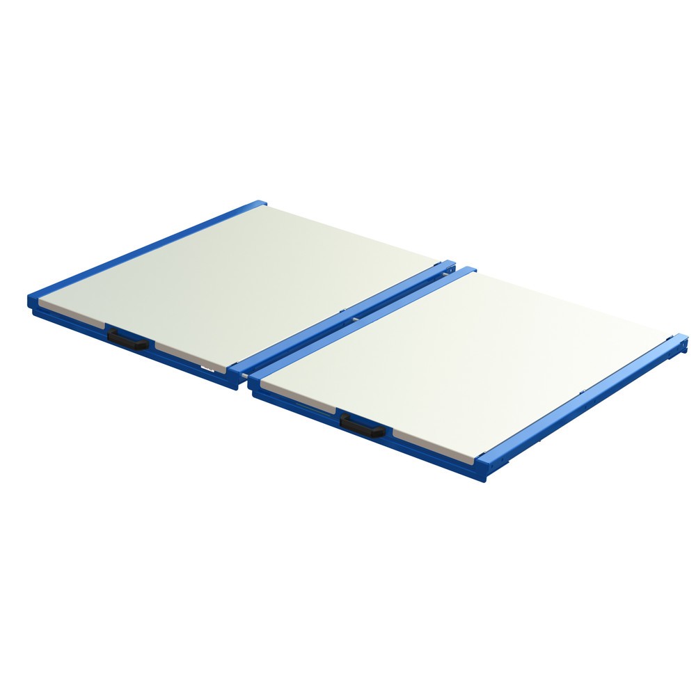 Immagine del prodotto n. 1: Dispositivo di estrazione dei pallet XL, portata 400 kg, profondità di estrazione 70 %, LxP 1.700 x 1.200 mm, con ripiano in acciaio