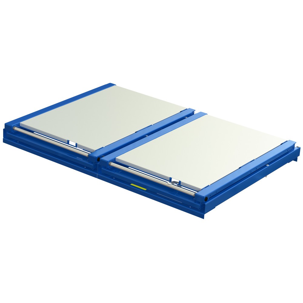 Immagine del prodotto n. 1: Dispositivo di estrazione dei pallet XL, portata 1.200 kg, profondità di estrazione 100 %, LxP 1.700 x 1.200 mm incl. ripiano in acciaio