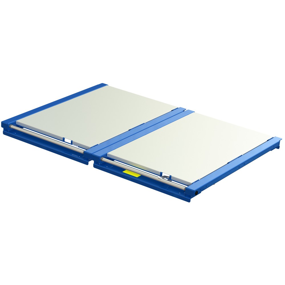 Immagine del prodotto n. 1: Dispositivo di estrazione dei pallet XL, portata 1.200 kg, profondità di estrazione 70 %, LxP 1.700 x 1.200 mm, con ripiano in acciaio