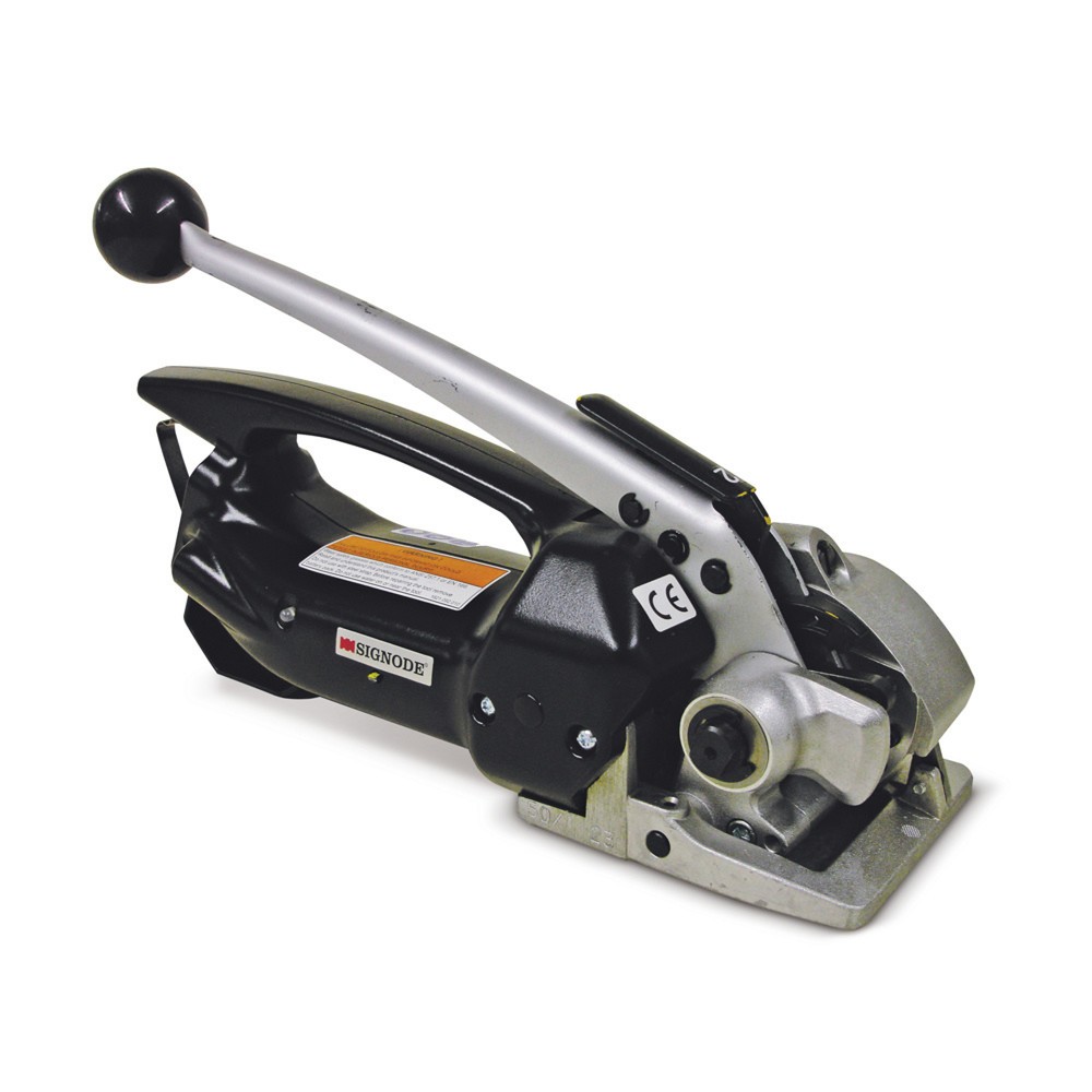 Immagine del prodotto: Attrezzo di tensionamento e chiusura comfort per nastro in PET, senza boccole, per larghezza nastro 13, 16 e 19 mm