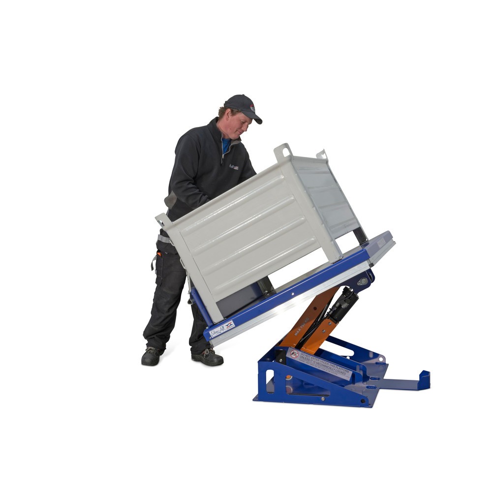Immagine del prodotto n. 3: Dispositivo di sollevamento-inclinazione EdmoLift® con piattaforma chiusa, corsa 235–550 mm, portata 750 kg