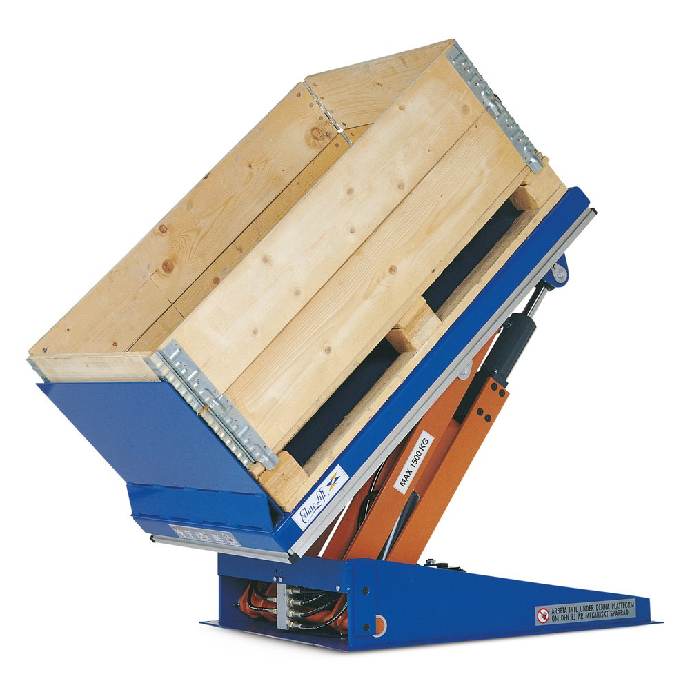 Immagine del prodotto n. 3: Dispositivo di sollevamento-inclinazione EdmoLift® con piattaforma chiusa, corsa 235–820 mm, portata 750 kg