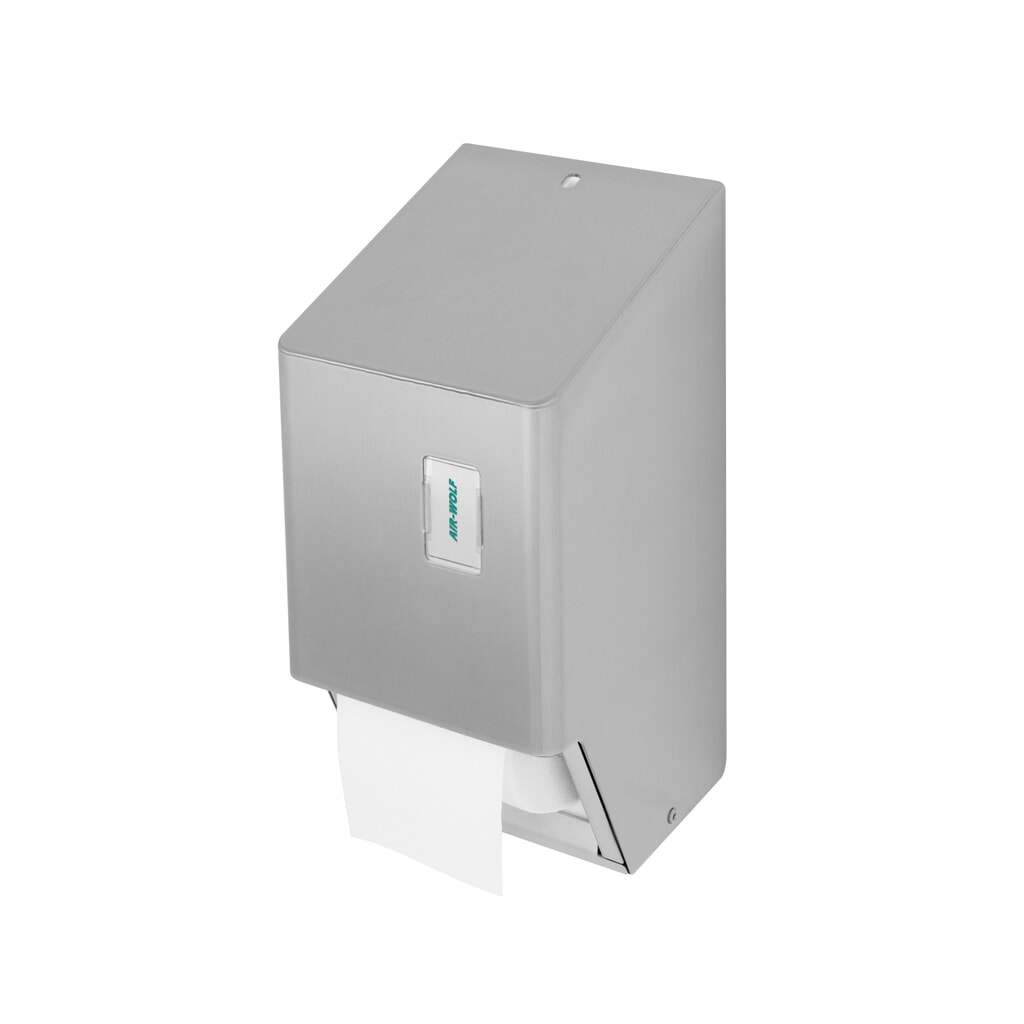 Distributore di carta igienica Air-Wolf per 2 rotoli di carta igienica per uso domestico, acciaio inox spazzolato Immagine del prodotto: Distributore di carta igienica Air-Wolf per 2 rotoli di carta igienica per uso domestico, acciaio inox spazzolato