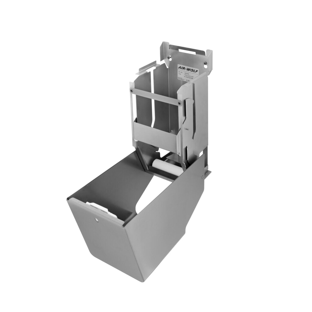 Distributore di carta igienica Air-Wolf per 2 rotoli di carta igienica per uso domestico, acciaio inox spazzolato Immagine del prodotto n. 4: Distributore di carta igienica Air-Wolf per 2 rotoli di carta igienica per uso domestico, acciaio inox spazzolato