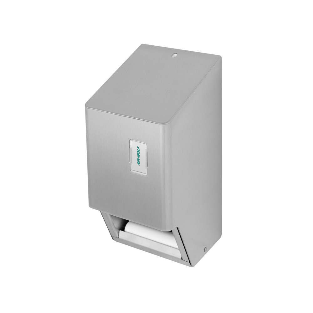 Immagine del prodotto n. 6: Distributore di carta igienica Air-Wolf per 2 rotoli di carta igienica per uso domestico, acciaio inox spazzolato
