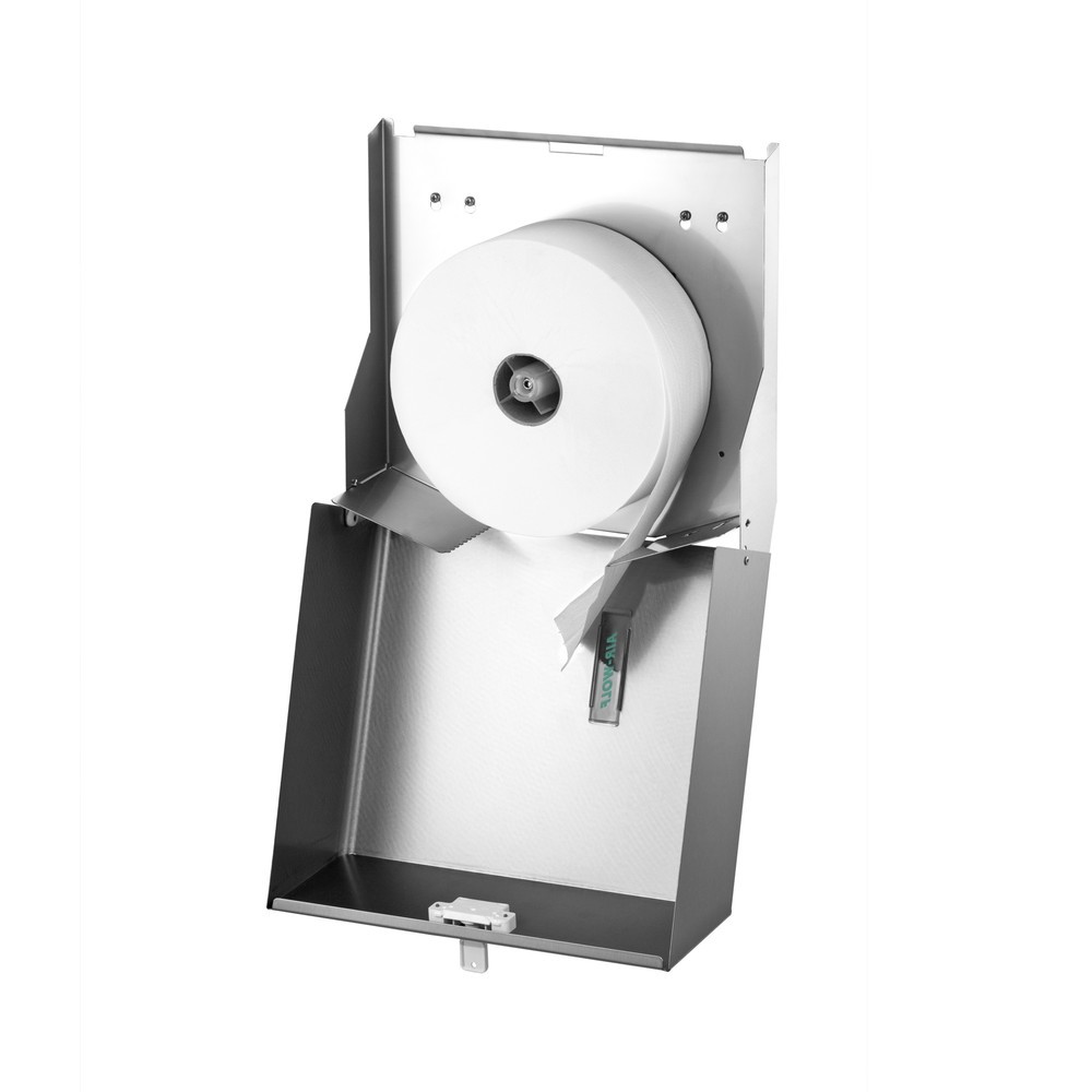 Immagine del prodotto n. 1: Distributore di rotoli duplex Air-Wolf in acciaio inox spazzolato