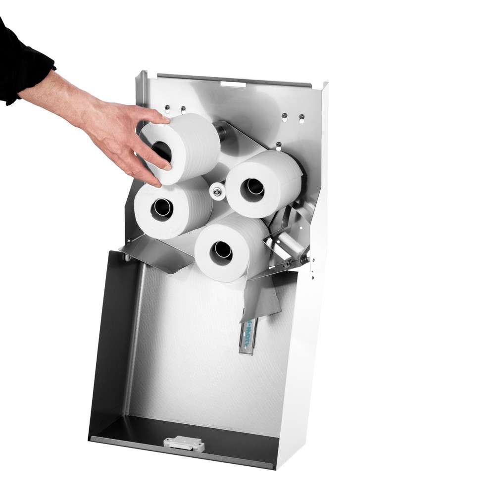 Immagine del prodotto n. 6: Distributore di rotoli duplex Air-Wolf bianco