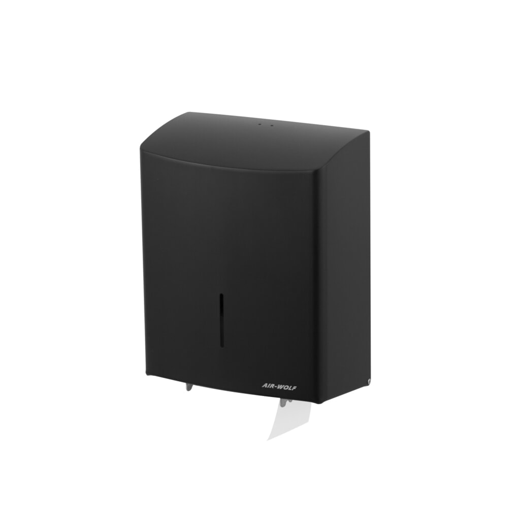 Distributore Air-Wolf per 1 rotolo grande in acciaio inox nero opaco Immagine del prodotto: Distributore Air-Wolf per 1 rotolo grande in acciaio inox nero opaco