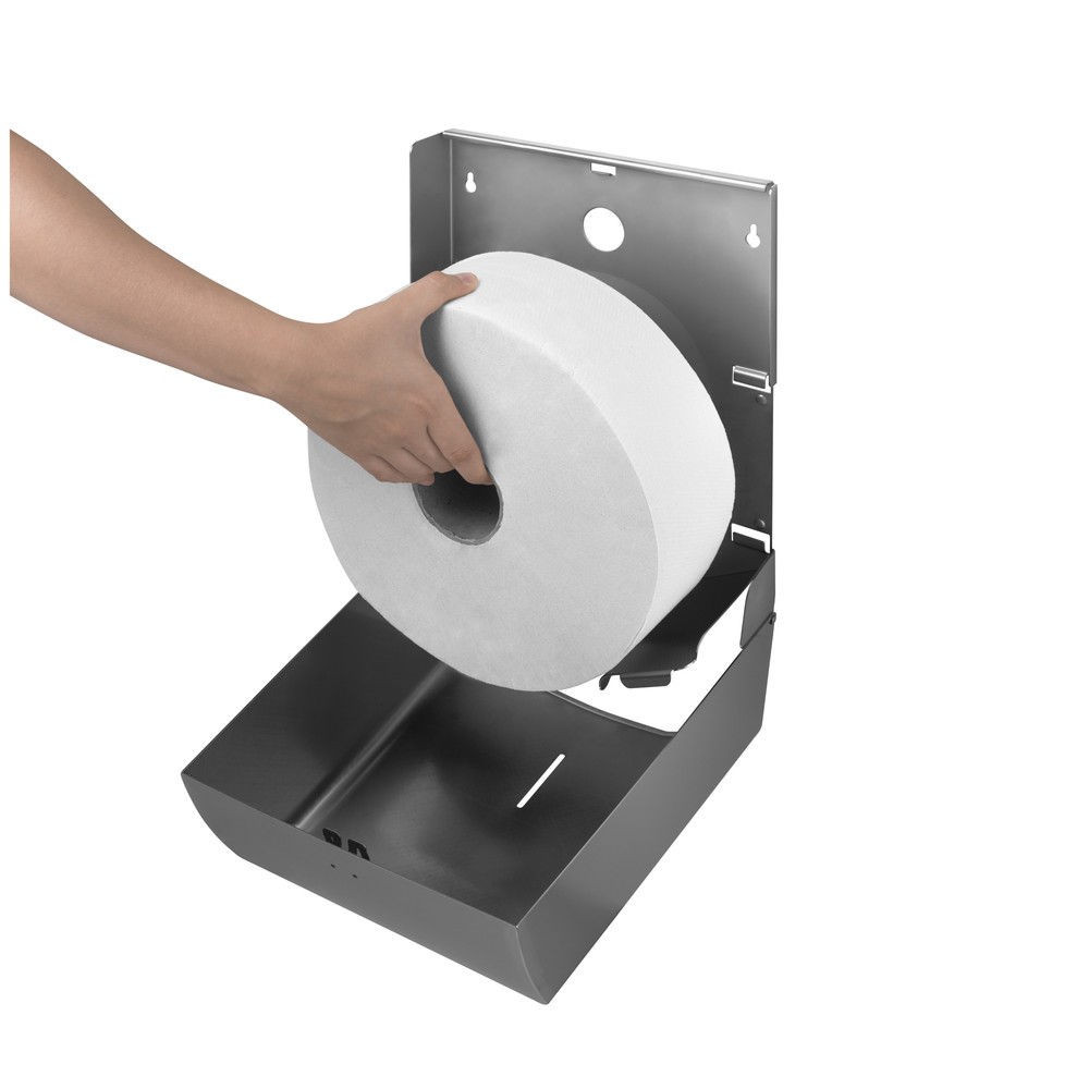 Immagine del prodotto n. 2: Distributore di 1 rotolo grande Air-Wolf in acciaio inox spazzolato