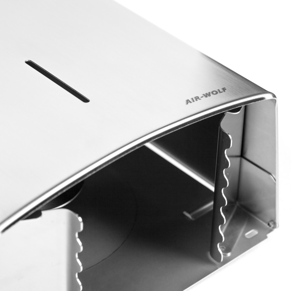 Immagine del prodotto n. 5: Distributore di 1 rotolo grande Air-Wolf in acciaio inox spazzolato