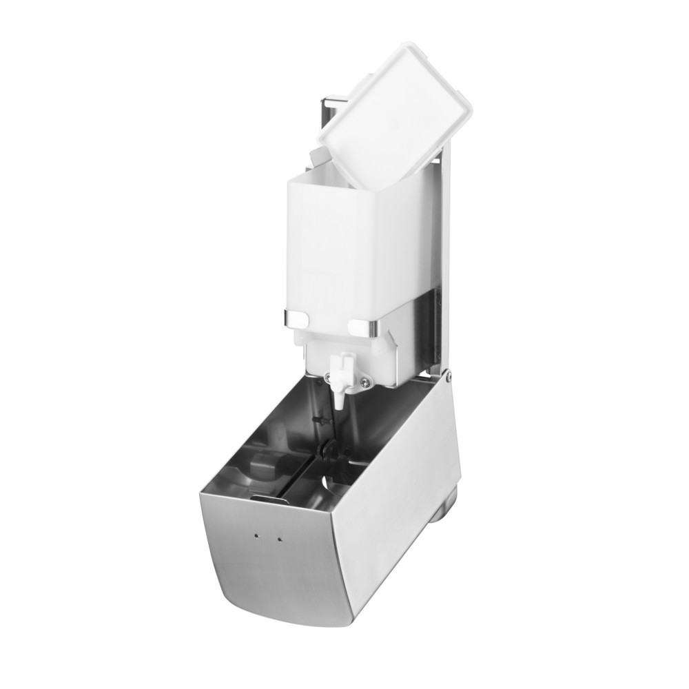 Immagine del prodotto n. 2: Distributore di sapone e disinfettante Air-Wolf serie Alpha, acciaio inox spazzolato