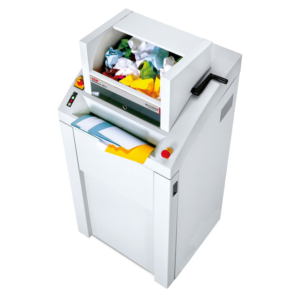 Immagine del prodotto: Distruggi-documenti grande HSM 450.2, taglio in frammenti 3,9 x 40 mm