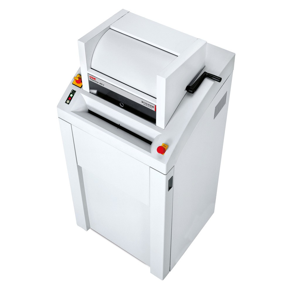 Immagine del prodotto n. 2: Distruggi-documenti grande HSM 450.2, taglio in frammenti 3,9 x 40 mm