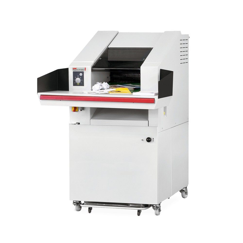 Immagine del prodotto n. 2: Distruggi-documenti grande HSM Powerline FA 500.3, taglio in frammenti 6 x 40-53 mm
