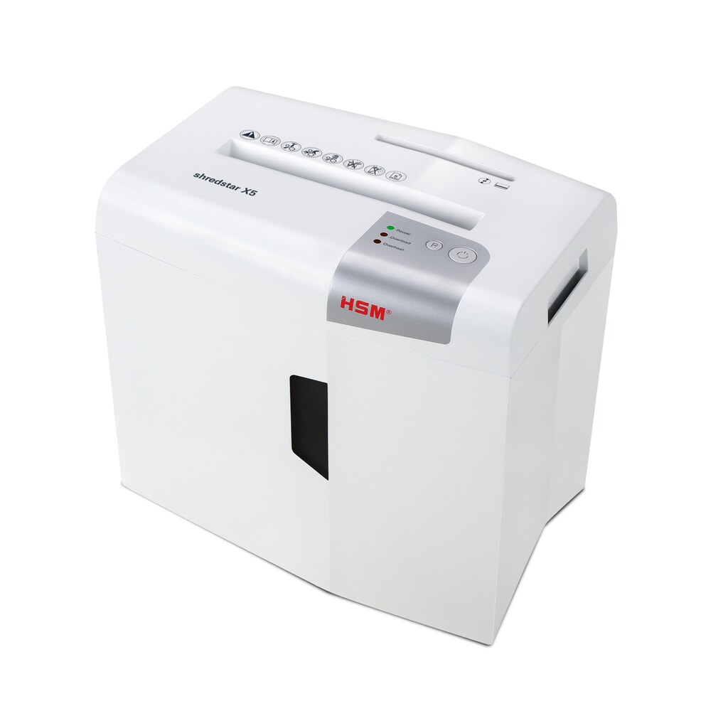 Distruggi-documenti HSM shredstar X5, taglio in frammenti, 4,5 x 30 mm Immagine del prodotto: Distruggi-documenti HSM shredstar X5, taglio in frammenti, 4,5 x 30 mm