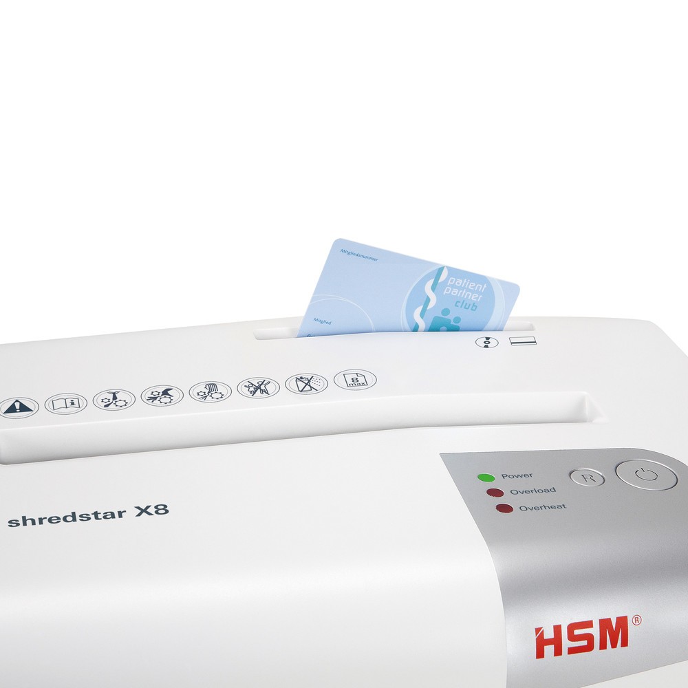 Immagine del prodotto n. 2: Distruggi-documenti HSM shredstar X8, taglio in frammenti 4,5 x 30 mm