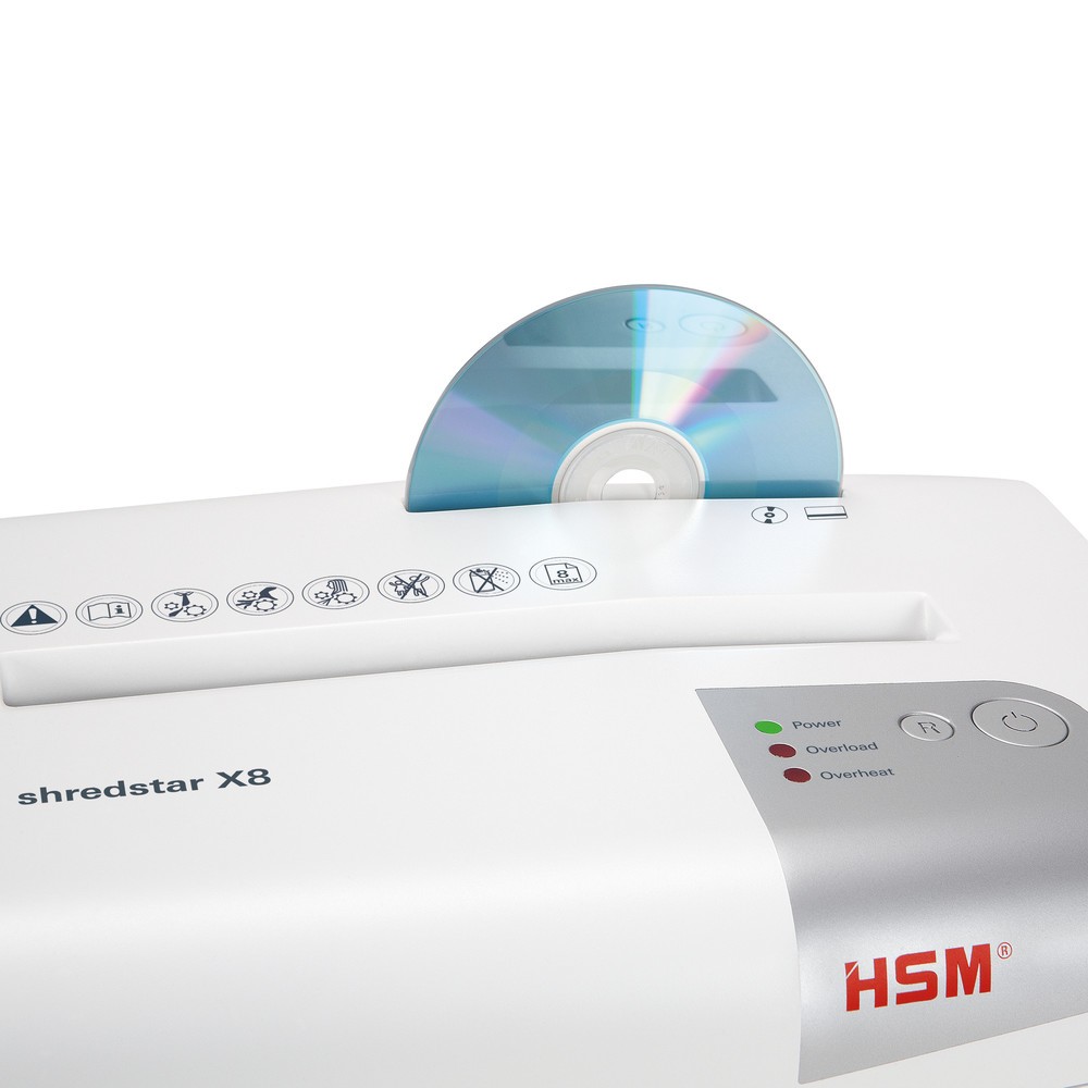 Immagine del prodotto n. 5: Distruggi-documenti HSM shredstar X8, taglio in frammenti 4,5 x 30 mm
