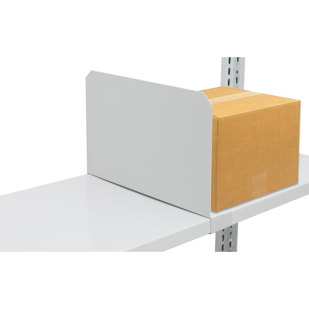 Immagine del prodotto n. 2: Divisore per scaffalature a ripiani SCHULTE, grigio chiaro, adatto per ripiani MULTIplus250/330, HxD 200 x 400 mm