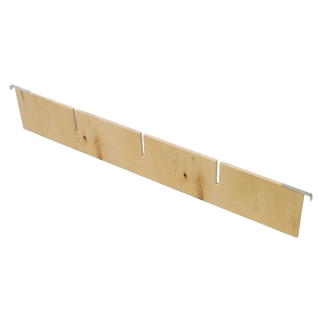 Divisorio longitudinale in legno 3 frese LxLxH 1160 x 12 x 190 mm Immagine del prodotto: Divisorio longitudinale in legno 3 frese LxLxH 1160 x 12 x 190 mm