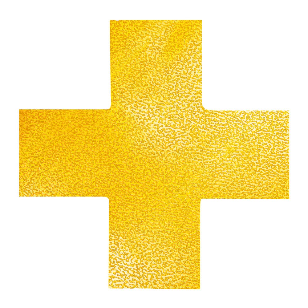 Immagine del prodotto n. 1: DURABLE Adesivi di marcatura da pavimento Croce, LxL 150 x 150 mm, spessore 0,7 mm, 5 confezioni da 10 adesivi/SU