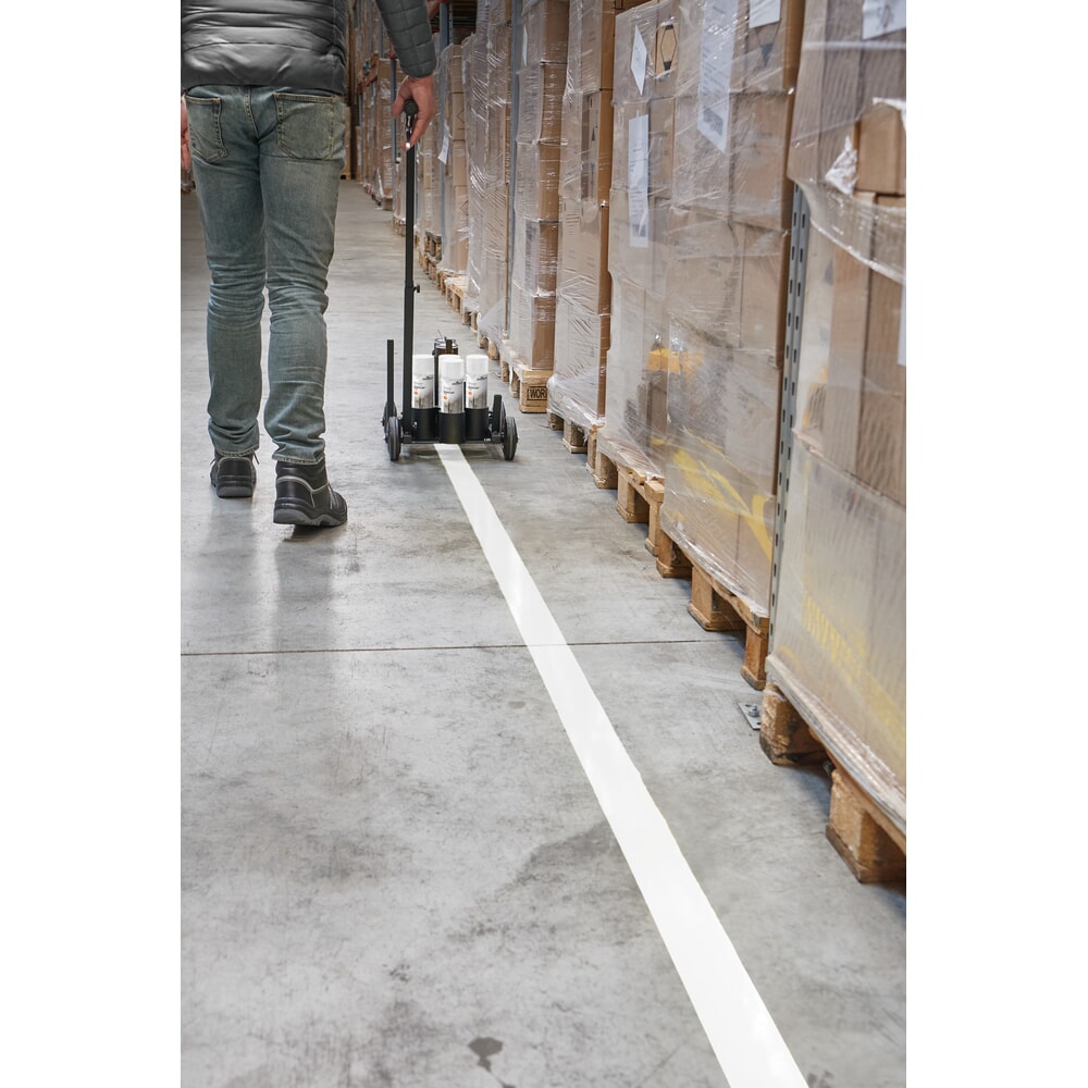 Immagine del prodotto n. 2: DURABLE vernice segnaletica da pavimento spray DURALINE®, per interni ed esterni, 750 ml, bianco