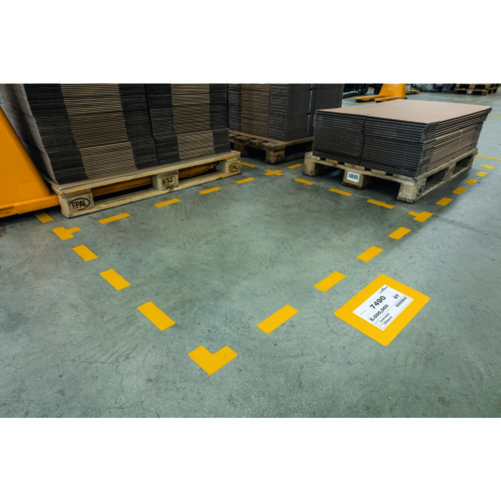 Immagine del prodotto n. 2: DURABLE Finestra di marcatura da pavimento DIN A5, HxL 314 x 252 mm, spessore 0,4 mm, staccabile, 2 confezioni da 10 pezzi/SU