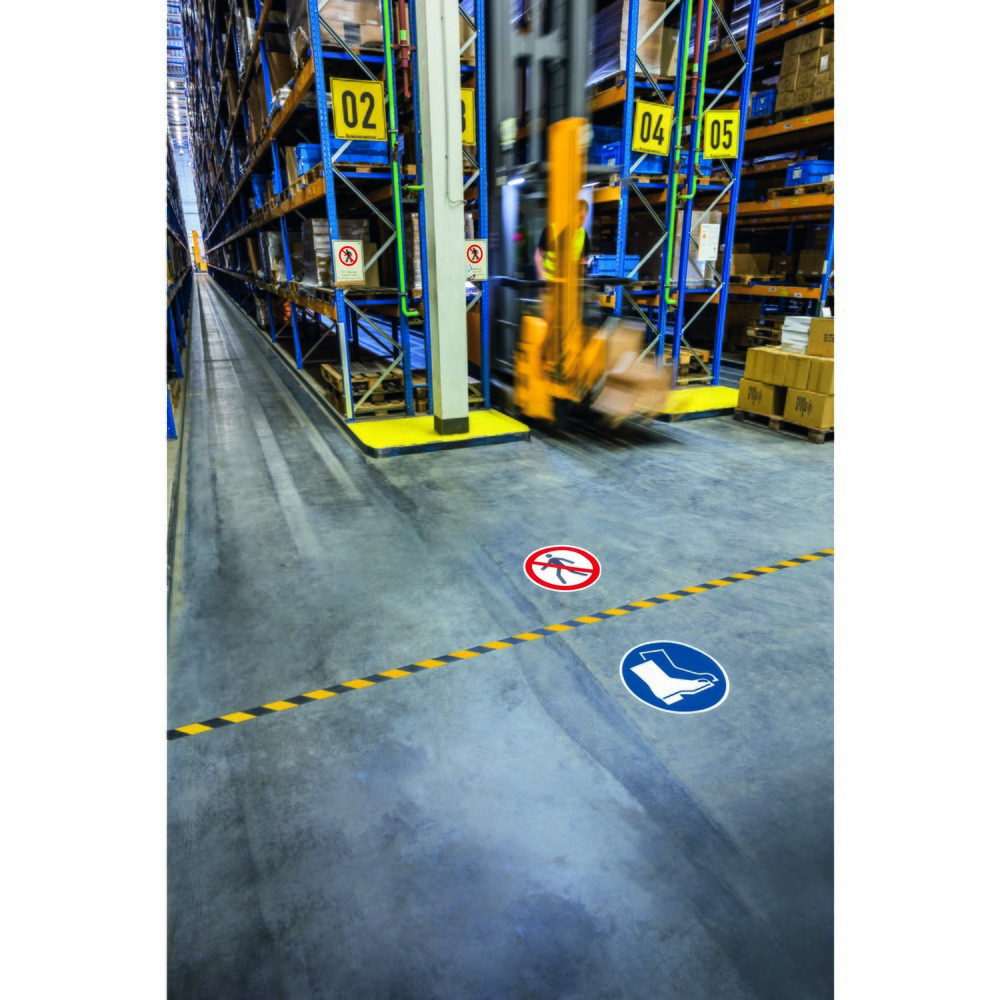 Immagine del prodotto n. 3: DURABLE Nastro di marcatura da pavimento DURALINE® 50/07, giallo/nero