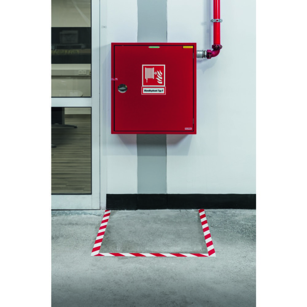 Immagine del prodotto n. 3: DURABLE Nastro di marcatura da pavimento DURALINE® 50/07, rosso/bianco