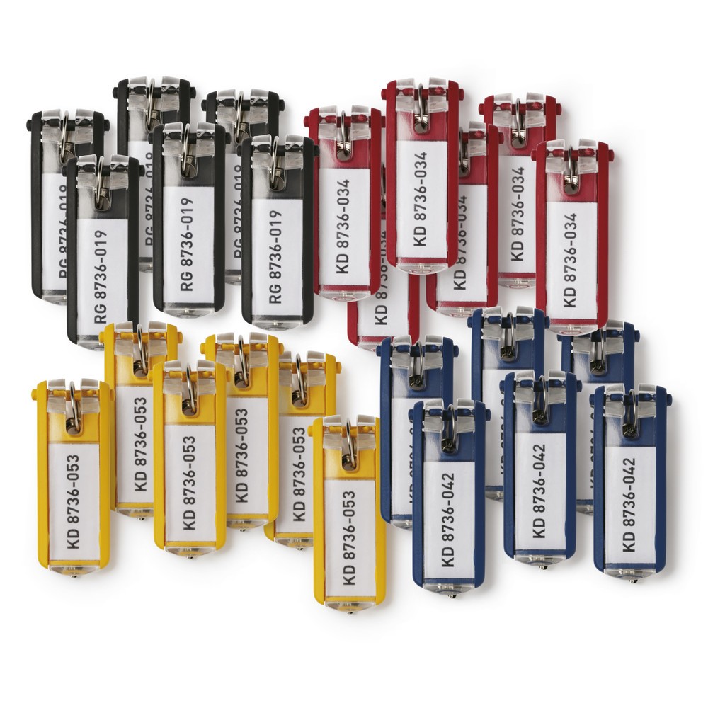 Immagine del prodotto: Portachiavi DURABLE KEY CLIP confezione grande, 1 BTL da 24 pezzi