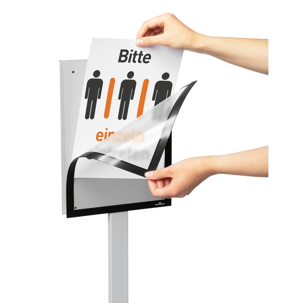 DURABLE Supporto a pavimento INFO STAND Basic, DIN A4 Immagine del prodotto n. 2: DURABLE Supporto a pavimento INFO STAND Basic, DIN A4