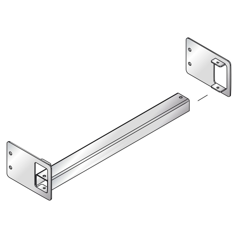 Immagine del prodotto n. 2: Protezione anti-sbordamento per scaffalatura porta-pallet META MULTIPAL, lunghezza 3.600 mm