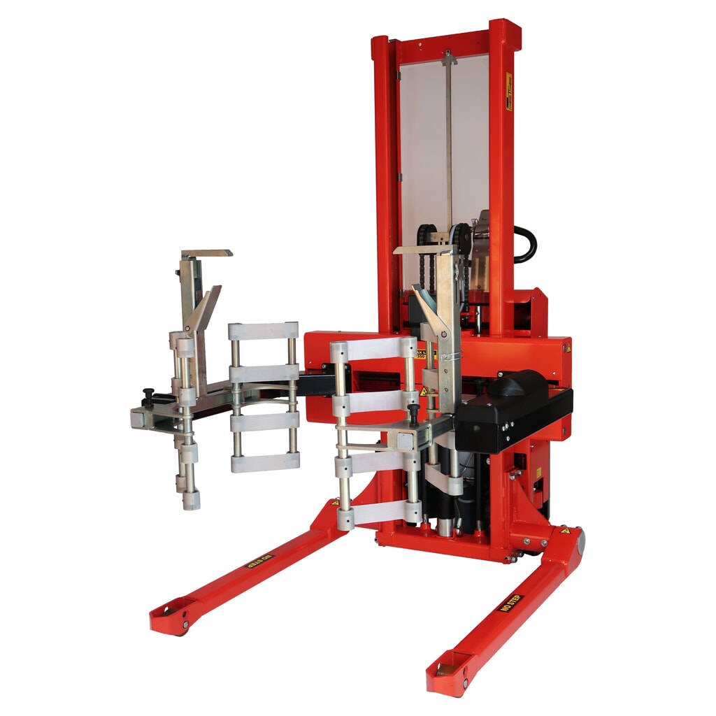 Ribaltatore multi-fusto elettrico Logitrans, girevole, bracci prensili regolabili Immagine del prodotto n. 1: Ribaltatore multi-fusto elettrico Logitrans, girevole, bracci prensili regolabili