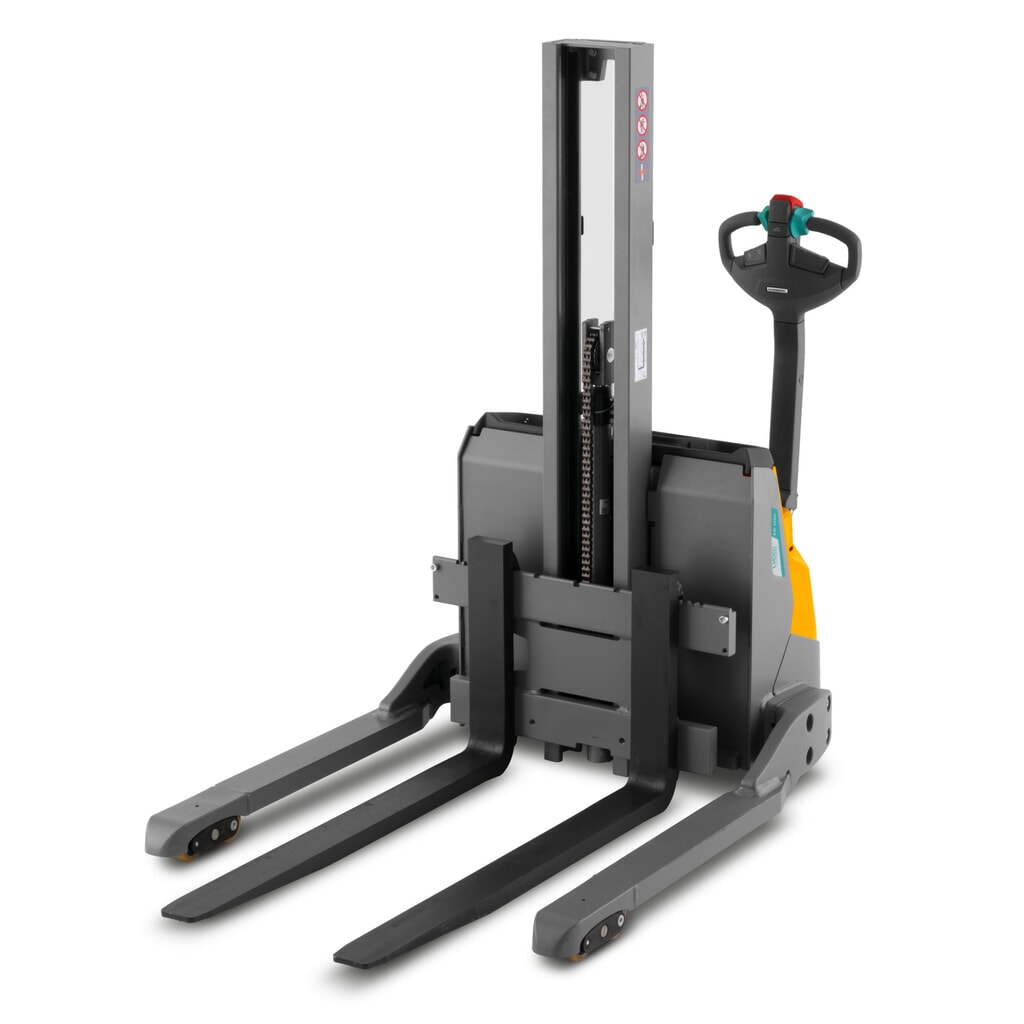 Jungheinrich stoccatore elettrico EJC 110bi E, montante singolo, altezza di sollevamento 1.230 mm, portata 1.000 kg, idraulico proporzionale, distanza tra le razze di 891 mm Immagine del prodotto n. 3: Jungheinrich stoccatore elettrico EJC 110bi E, montante singolo, altezza di sollevamento 1.230 mm, portata 1.000 kg, idraulico proporzionale, distanza tra le razze di 891 mm