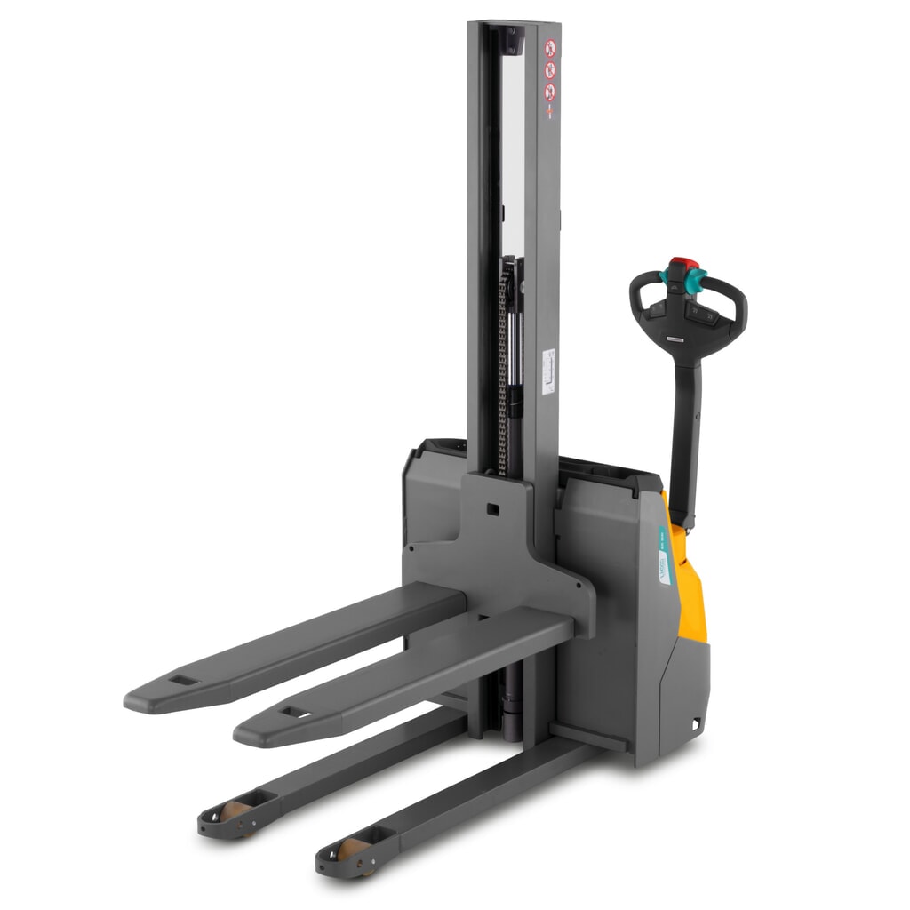 Jungheinrich stoccatore elettrico EJC 110i E, montante singolo, altezza di sollevamento 1.290 mm, portata 1.000 kg, idraulico proporzionale Immagine del prodotto n. 4: Jungheinrich stoccatore elettrico EJC 110i E, montante singolo, altezza di sollevamento 1.290 mm, portata 1.000 kg, idraulico proporzionale