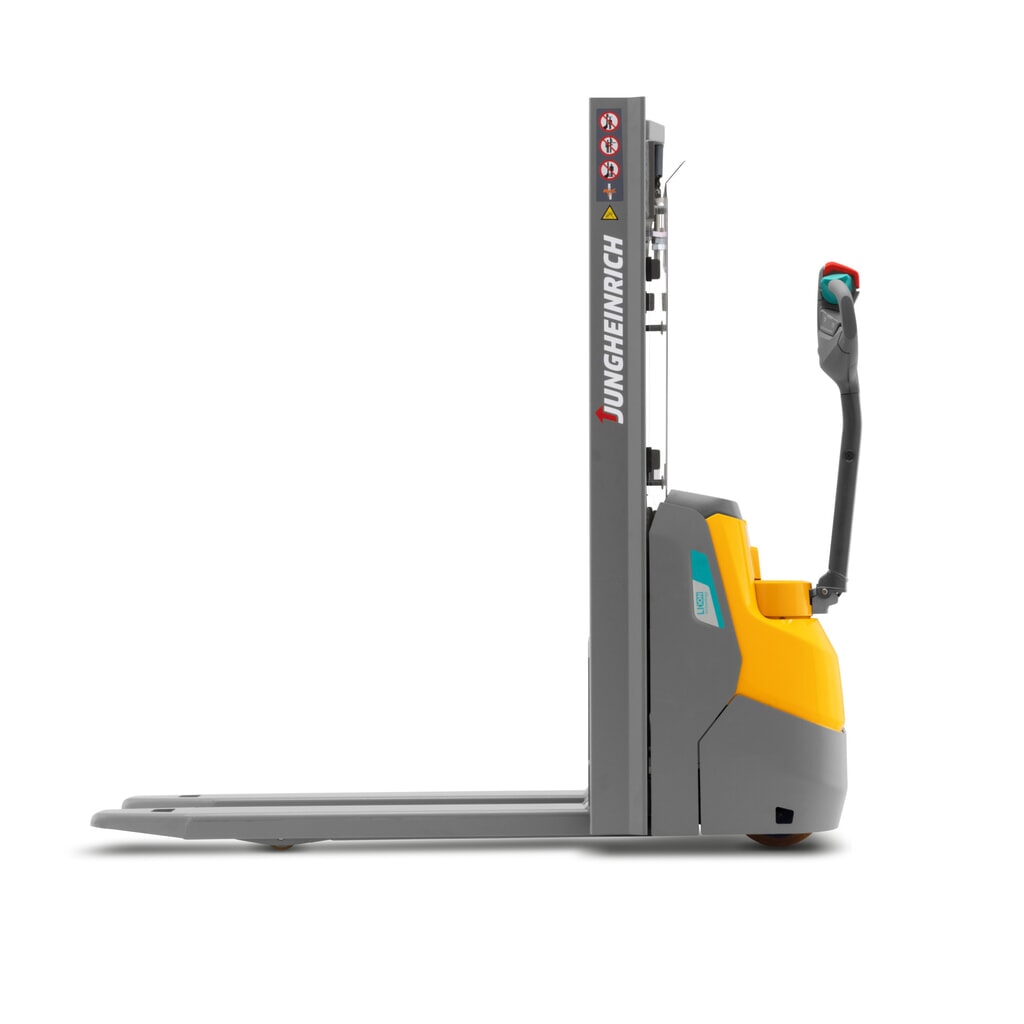 Jungheinrich stoccatore elettrico EJC110i ZT, doppio montante telescopico, altezza di sollevamento 2.390 mm, portata 1.000 kg, impianto idraulico proporzionale Immagine del prodotto n. 6: Jungheinrich stoccatore elettrico EJC110i ZT, doppio montante telescopico, altezza di sollevamento 2.390 mm, portata 1.000 kg, impianto idraulico proporzionale